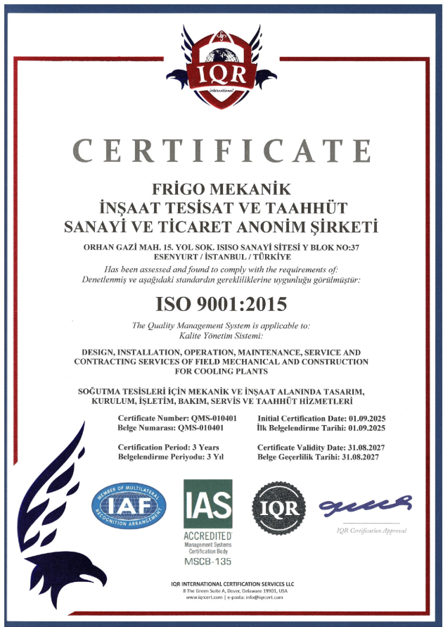 ISO 9001: 2015